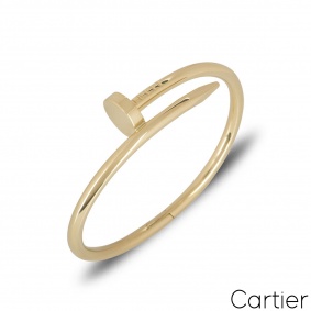 Cartier Yellow Gold Plain Juste Un Clou Bracelet Size 18 B6048218 Cartier Yellow Gold Plain Juste Un Clou Bracelet Size 18 B6048218